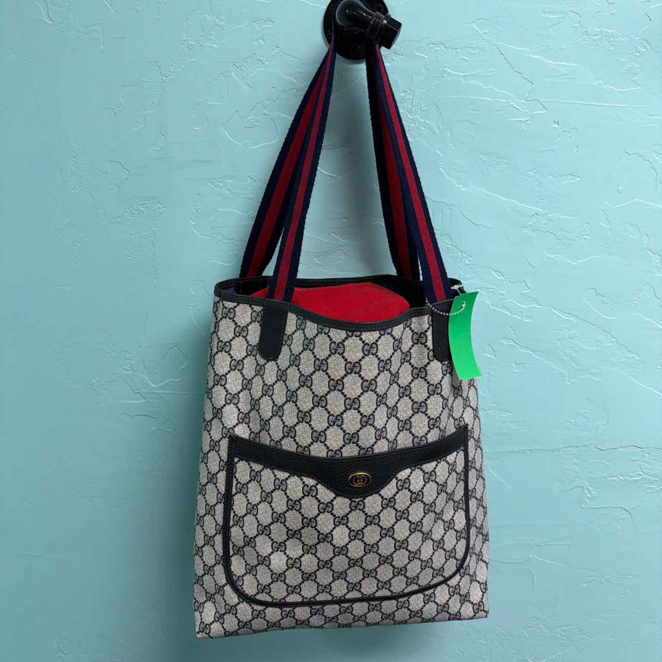 GUCCI Blue & Cream Totes