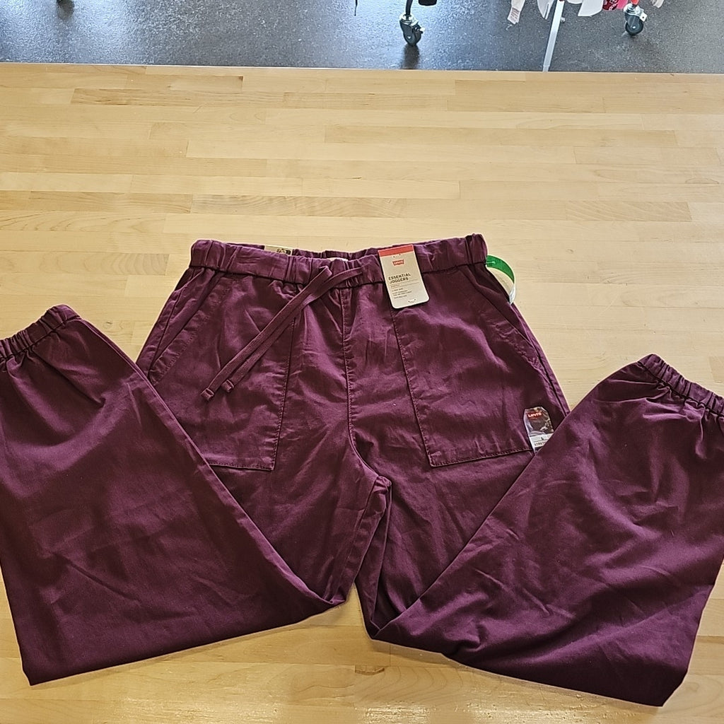 Levi's Women's Mid-Rise Essential Joggers - Merlot