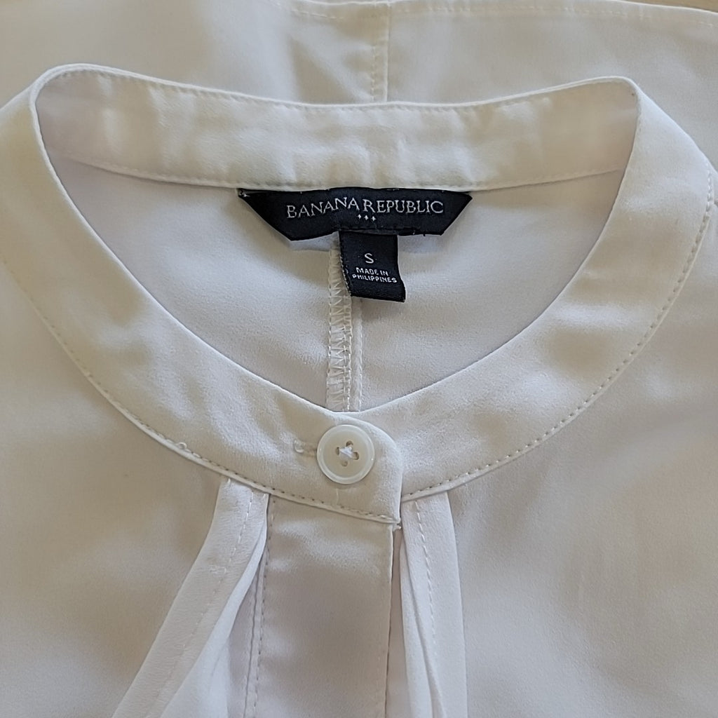 Banana Republic Size S White Sleeveless