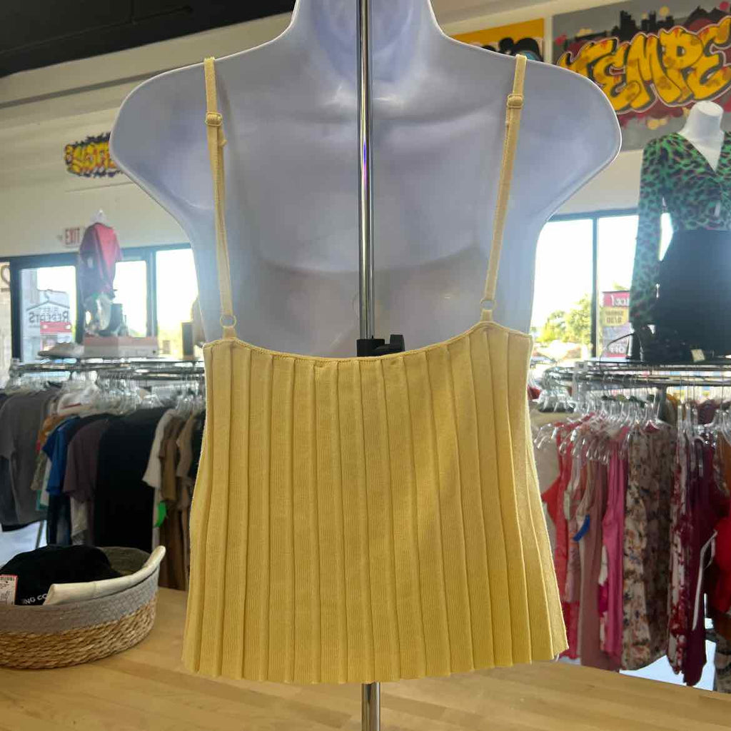 Abercrombie Size S Yellow Preloved Tank