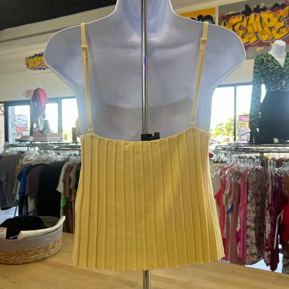 Abercrombie Size S Yellow Preloved Tank