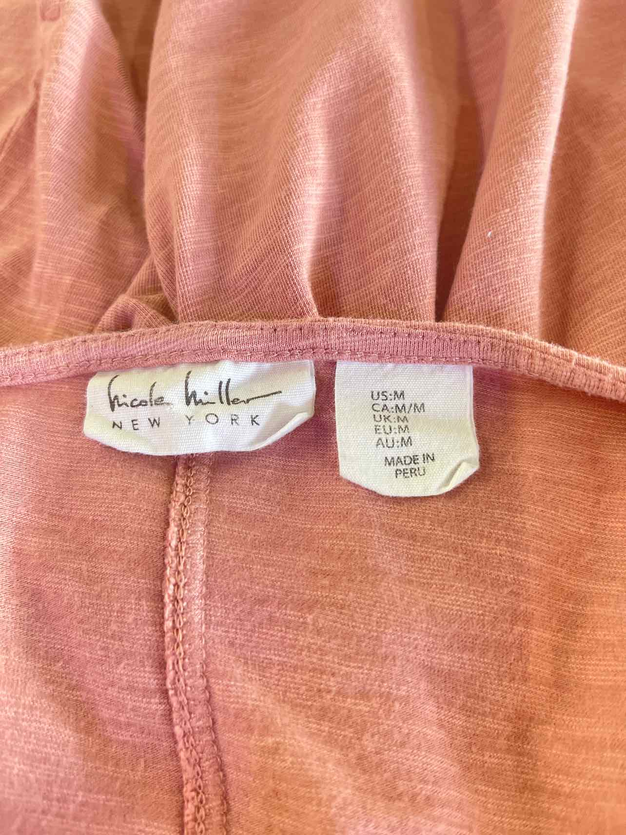 Nicole Miller Size M Pink Preloved Tank