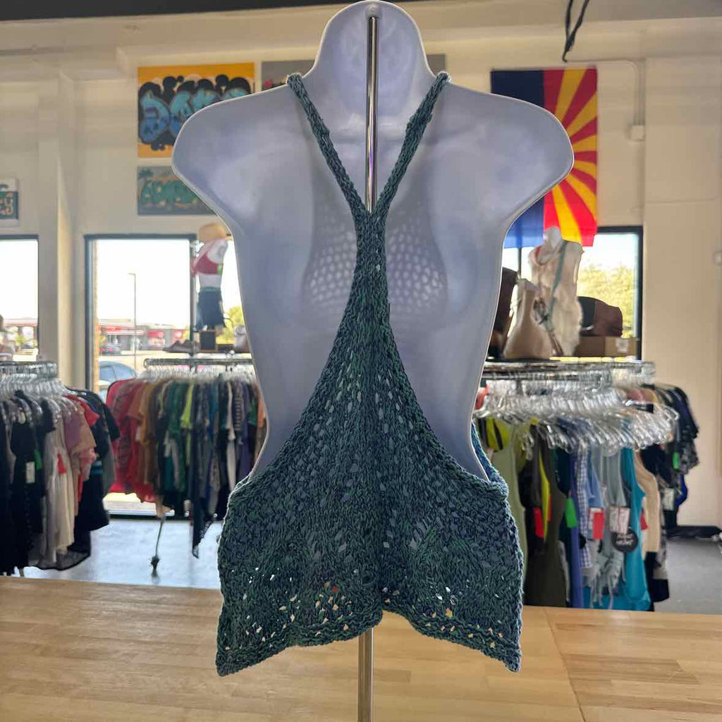 staring at stars Size M blue/purple Knit Preloved Tank