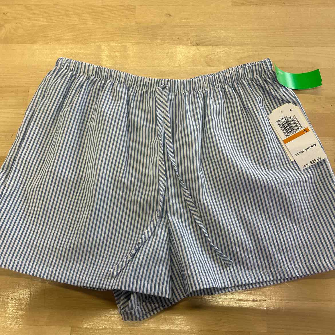 Hippie Rose Juniors' Striped Drawstring Shorts - Blue Stripe - S