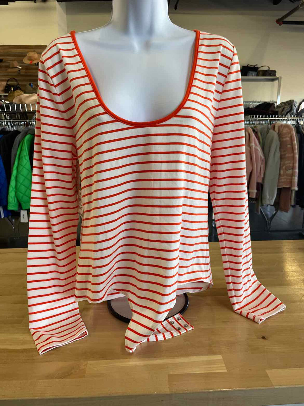 On 34th Size XL Orange Blouse