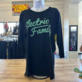 Electric Family Size M Black MENS Long Sleeve Shirt