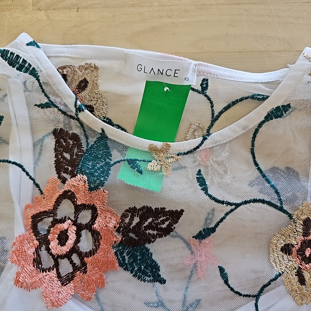 Glance Size XS White Preloved Tank