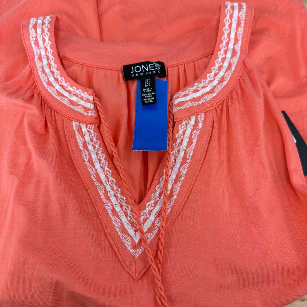 Jones New York Size S Embroidered Halter Top
