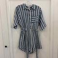gentle fawn Size S Blue White Preloved Romper