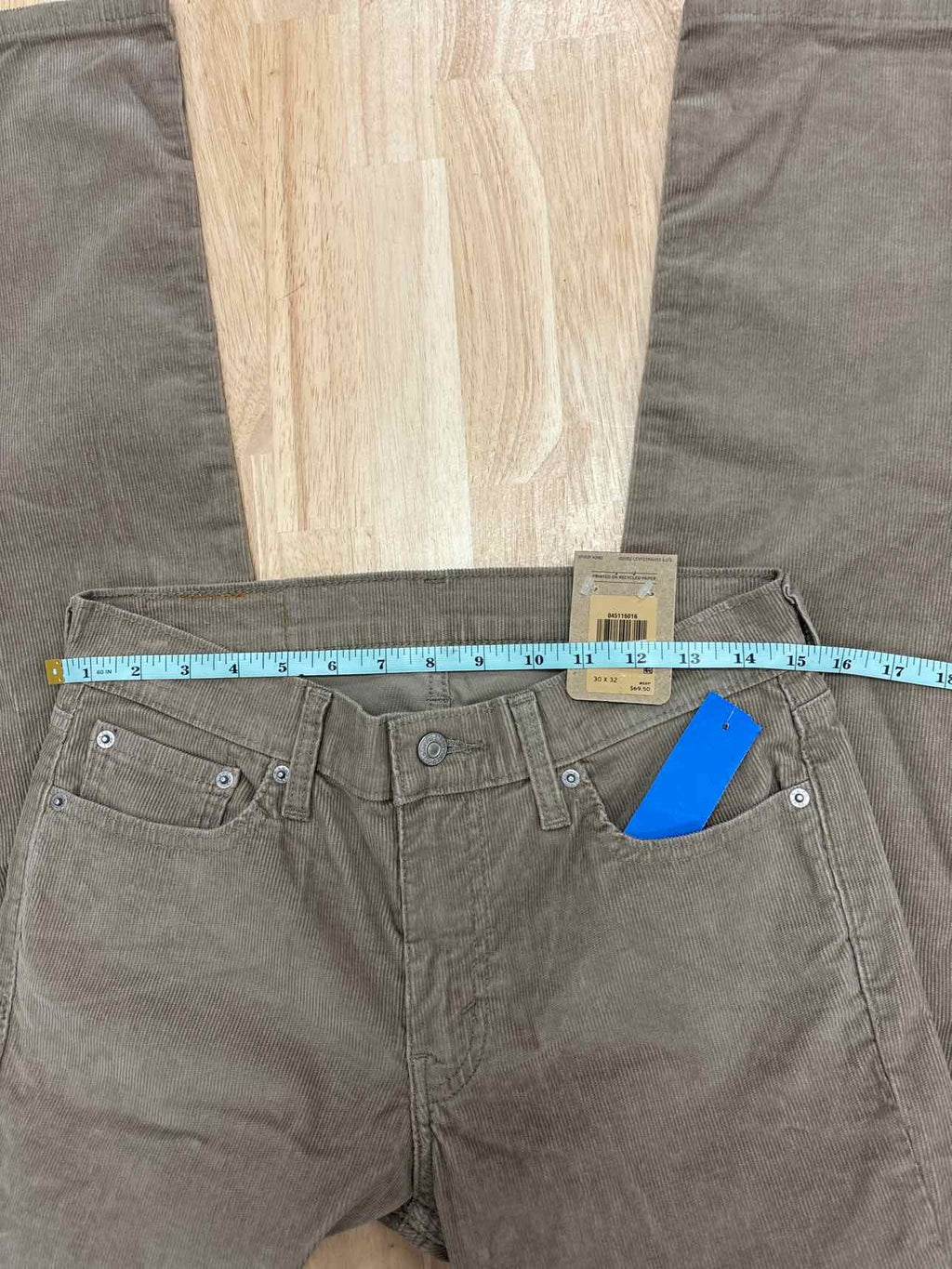 Levi's Size 30x32 Slim Fit Corduroy Men's Jeans