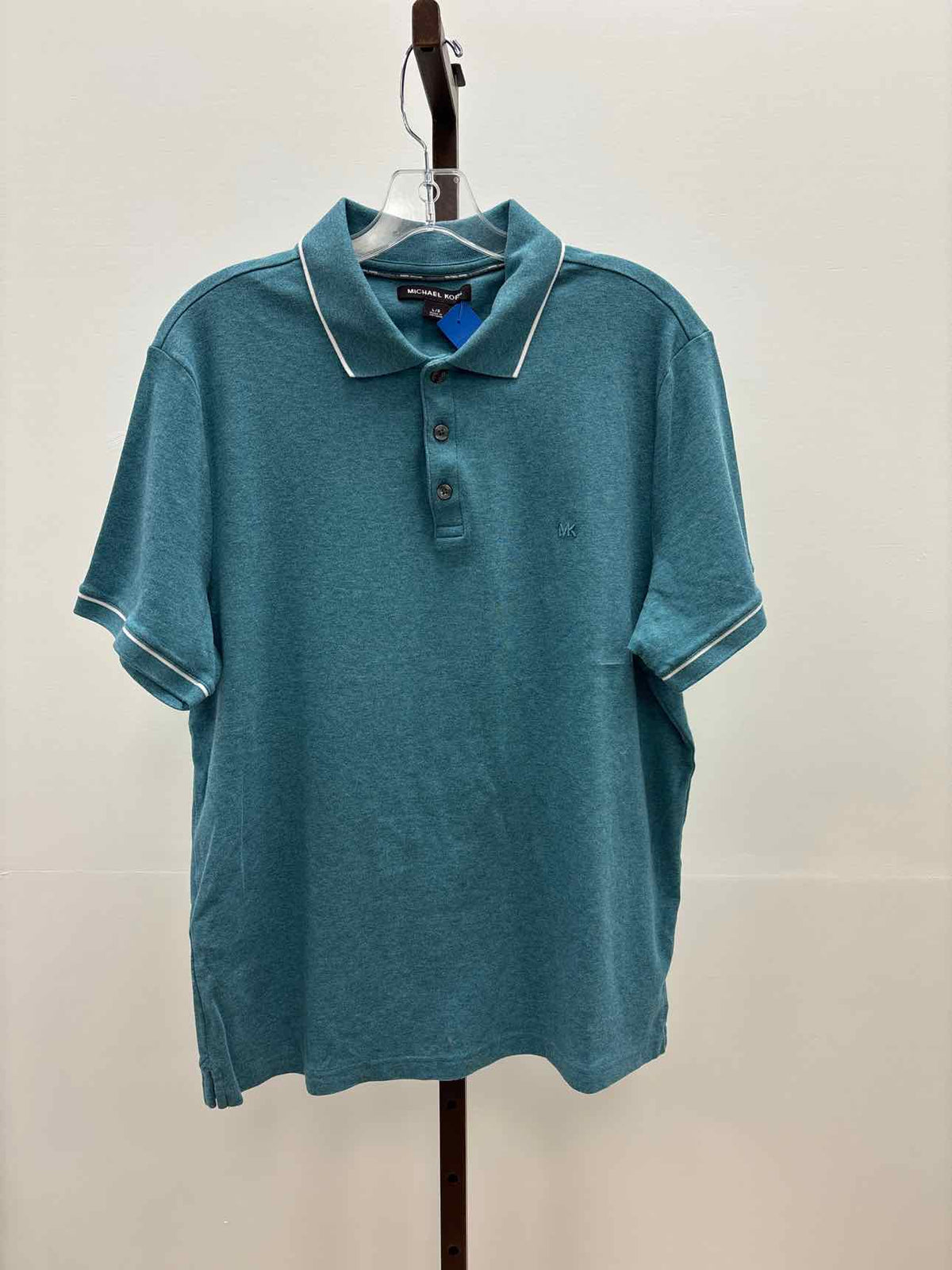 Michael Kors Size L Turquoise New-No Tags MENS Polo
