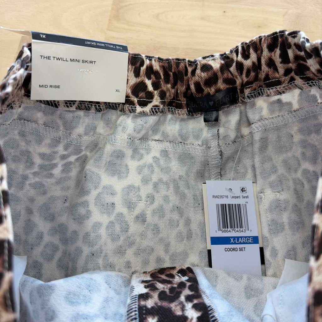 ultra flirt Size XL Brown New Skirt