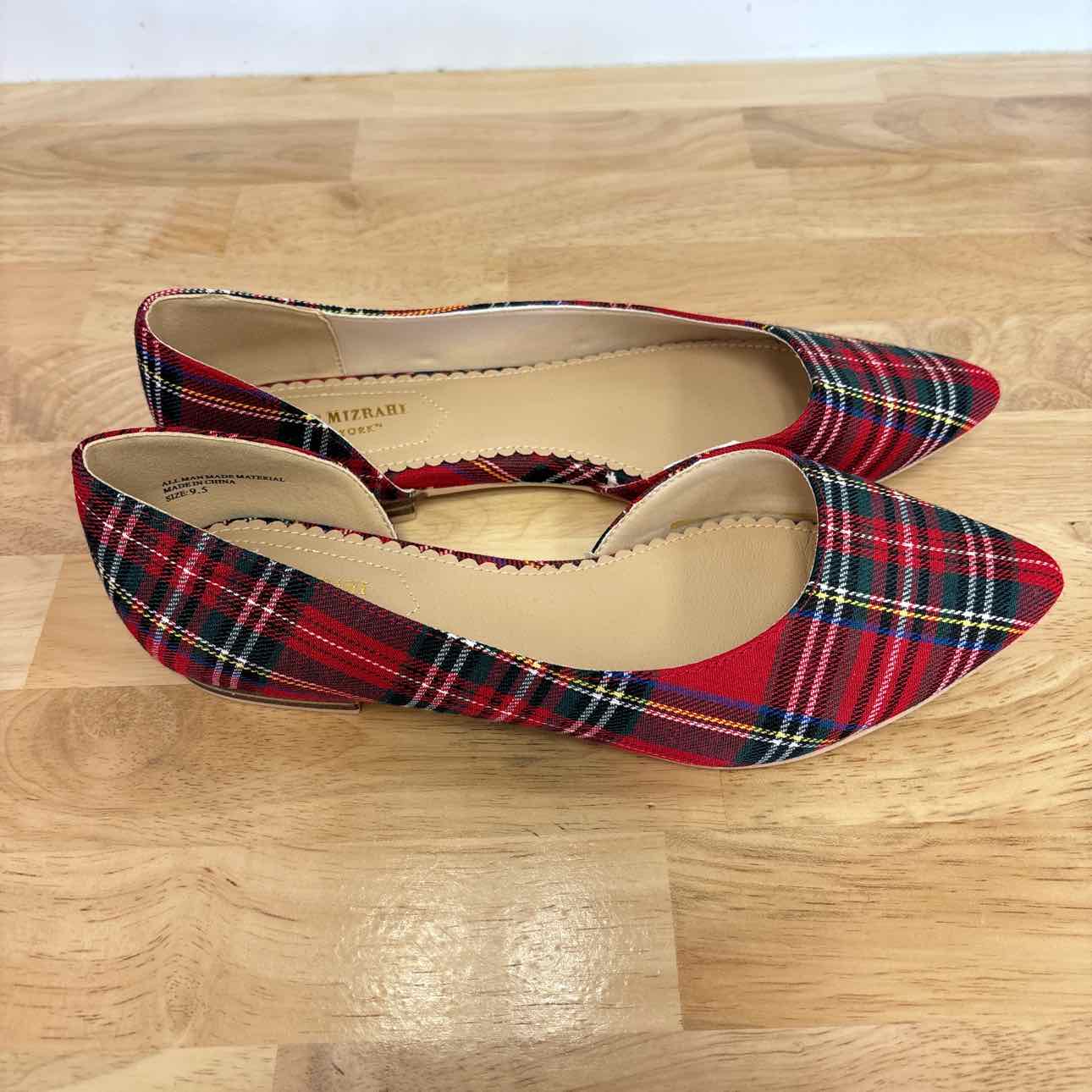 Isaac Mizrahi Size 9.5 Red Preloved Flats