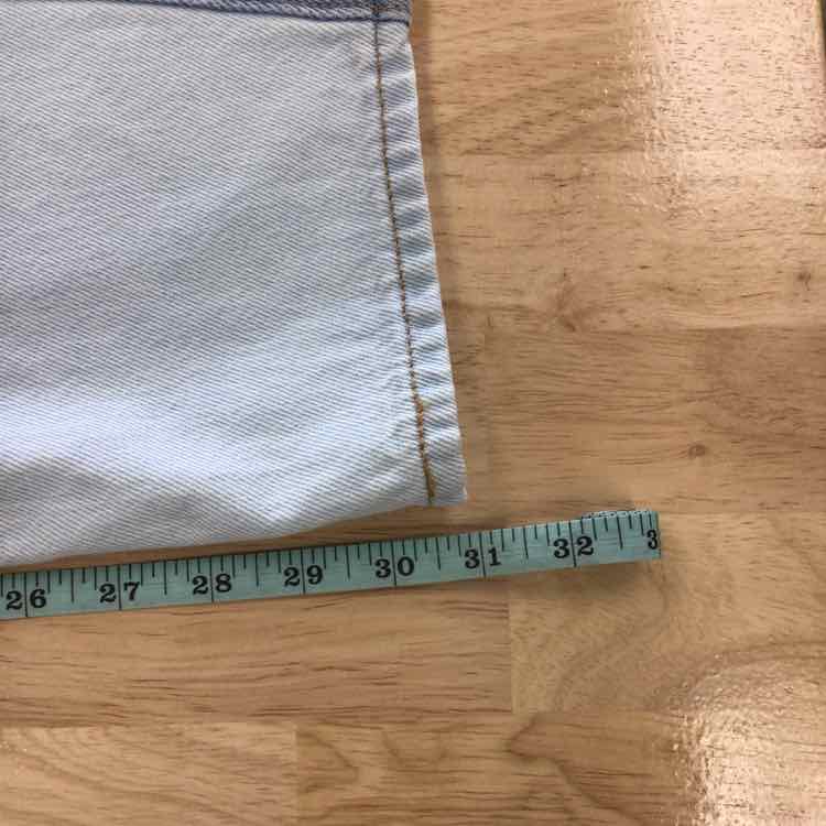 Levi's Size 28x32 Superlow Straight-Leg Loose Jeans - Stripe Hype