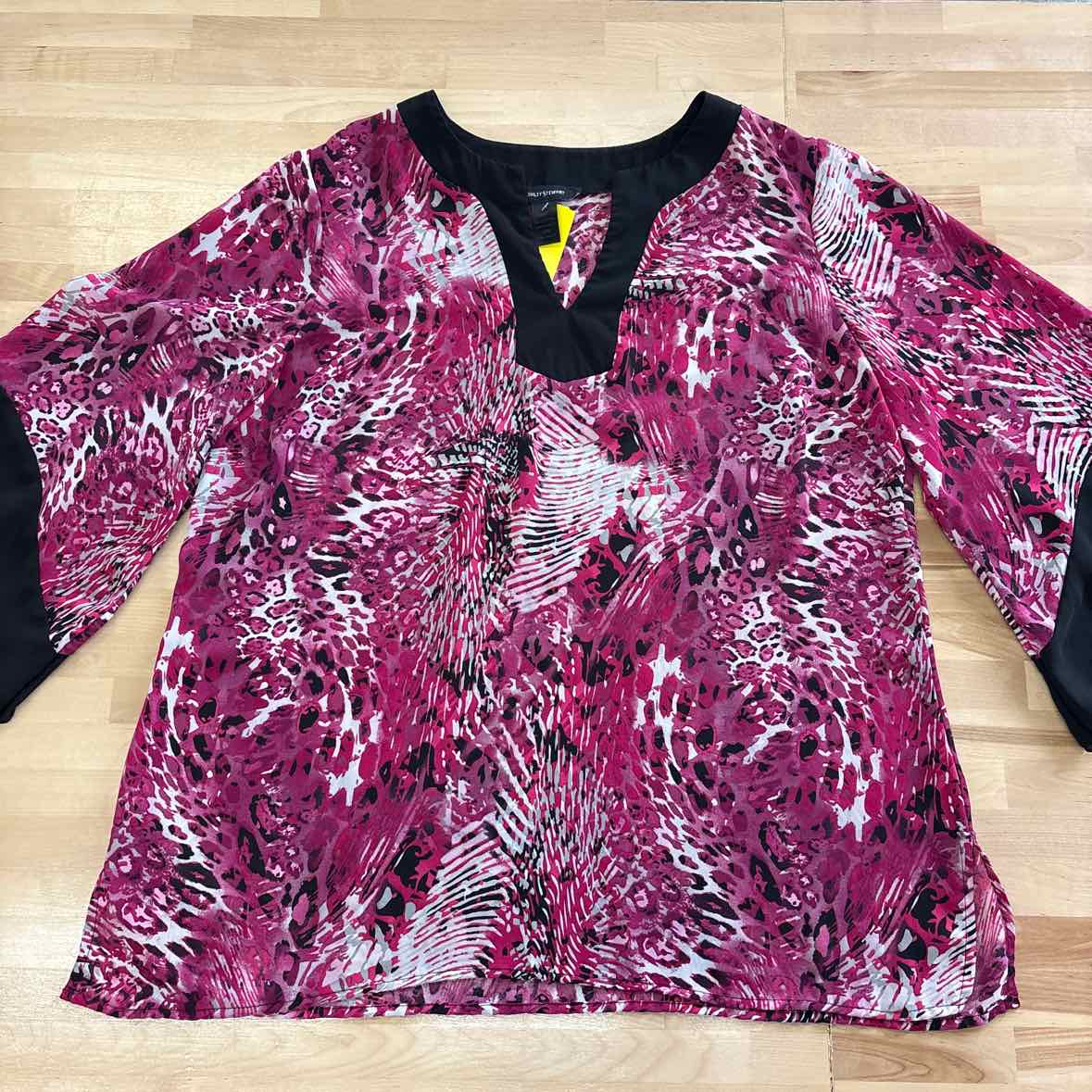 Ashley Stewart Size 14 Pink Blouse