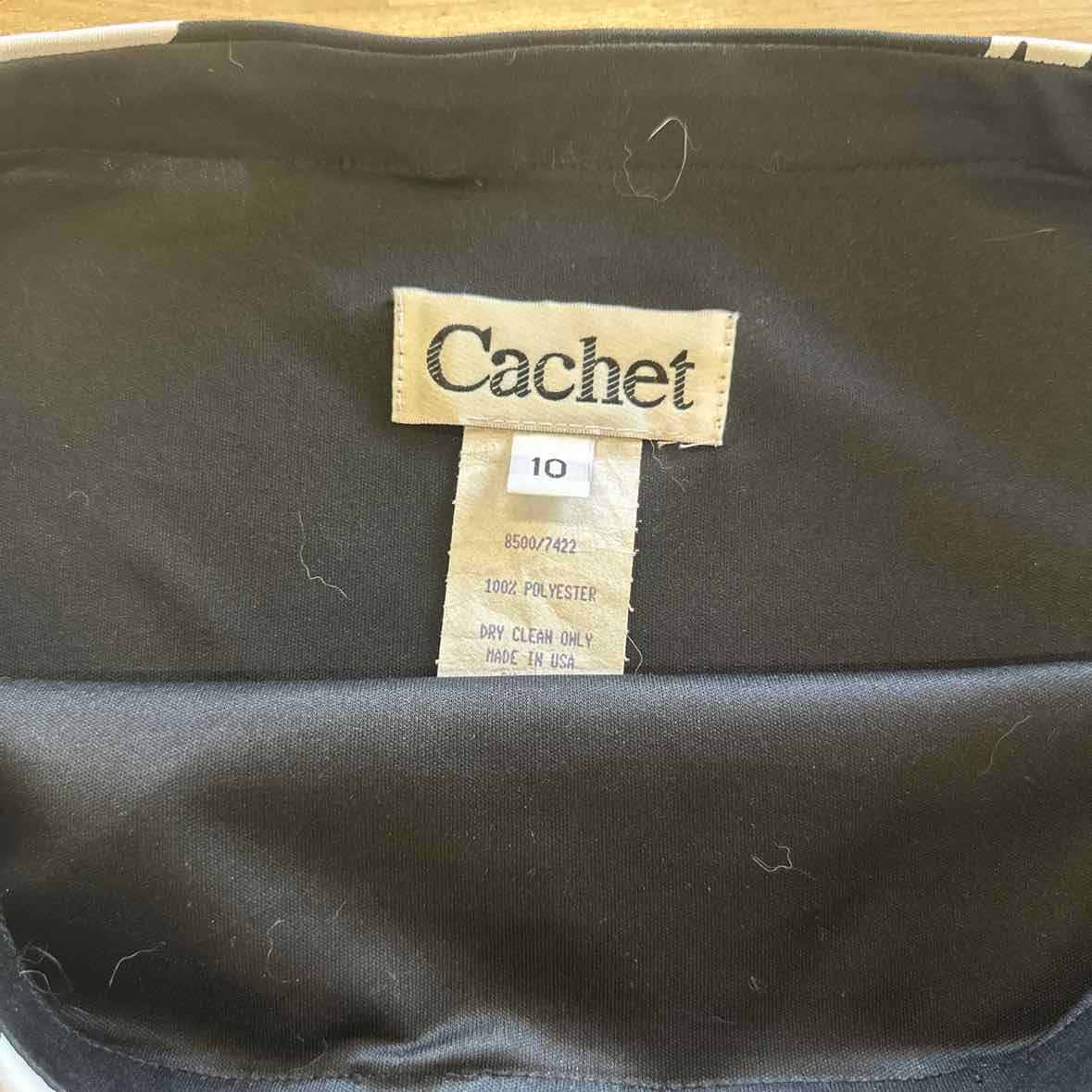 Cachet Size 10 Black Skirt