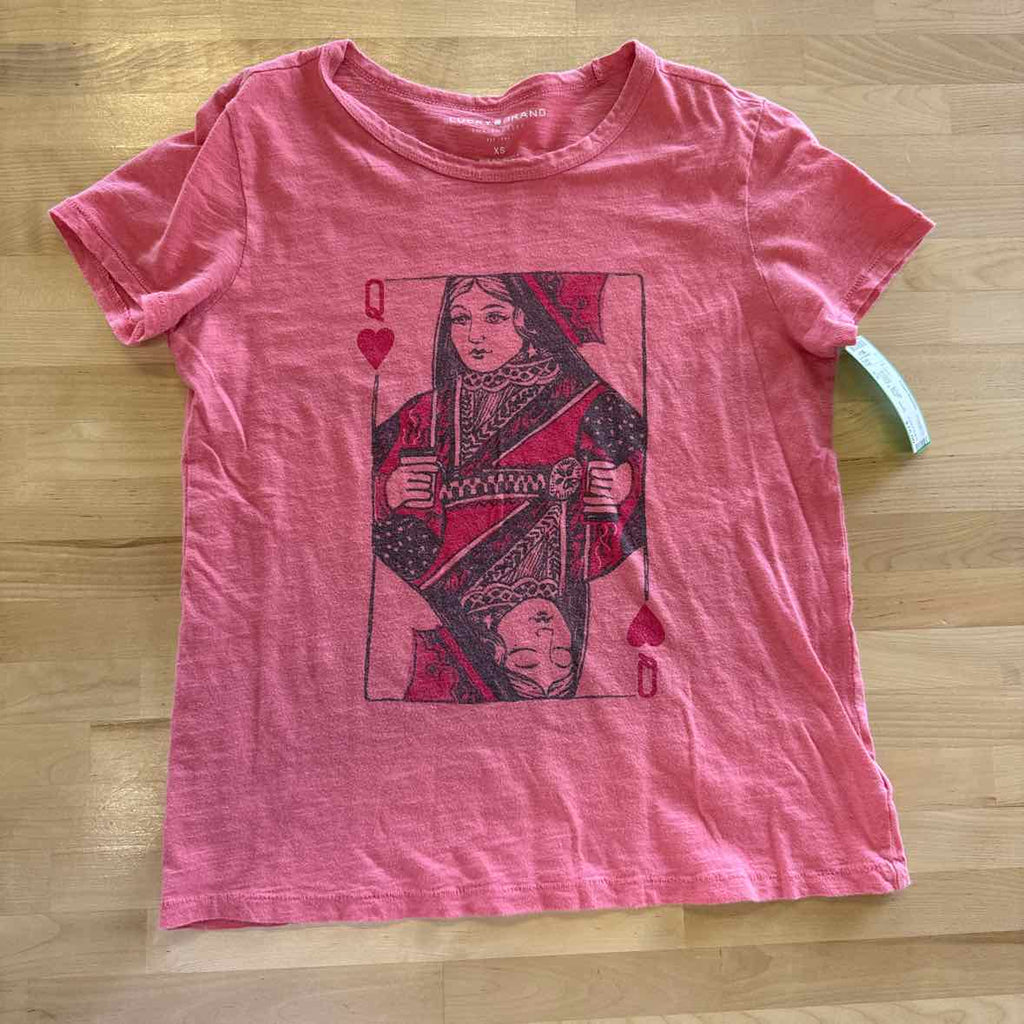 Lucky Brand Size XS Pink T-shirt