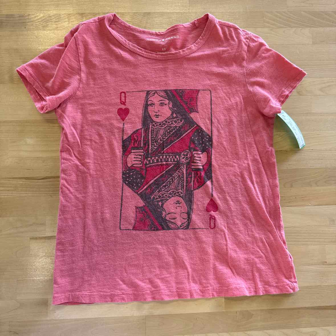 Lucky Brand Size XS Pink T-shirt