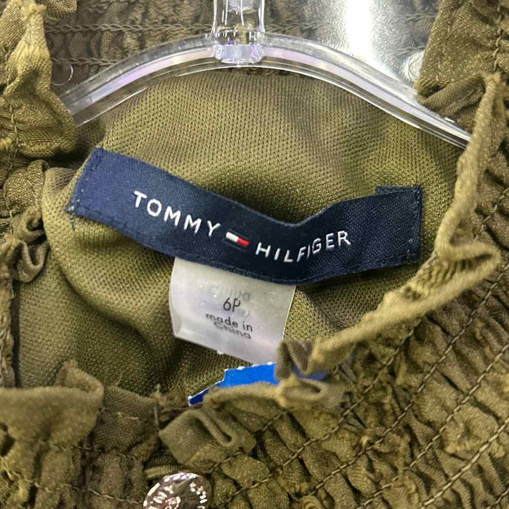 Tommy Hilfiger Size 6P Green Preloved Dress