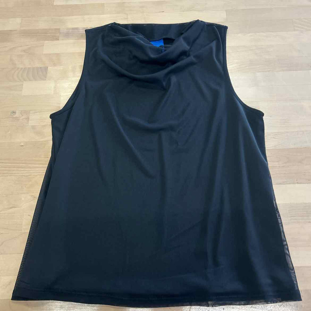 Halogen Size 1 Black Mesh Preloved Sleeveless