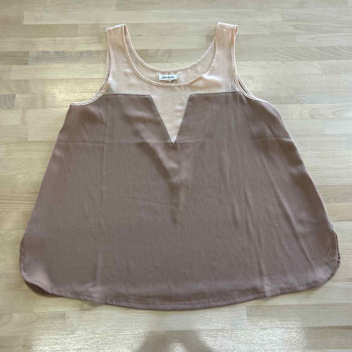 Loveriche Size M Brown/Pink Tank