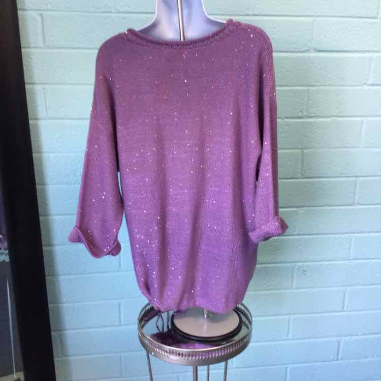 DKNY Size L Purple Sweater