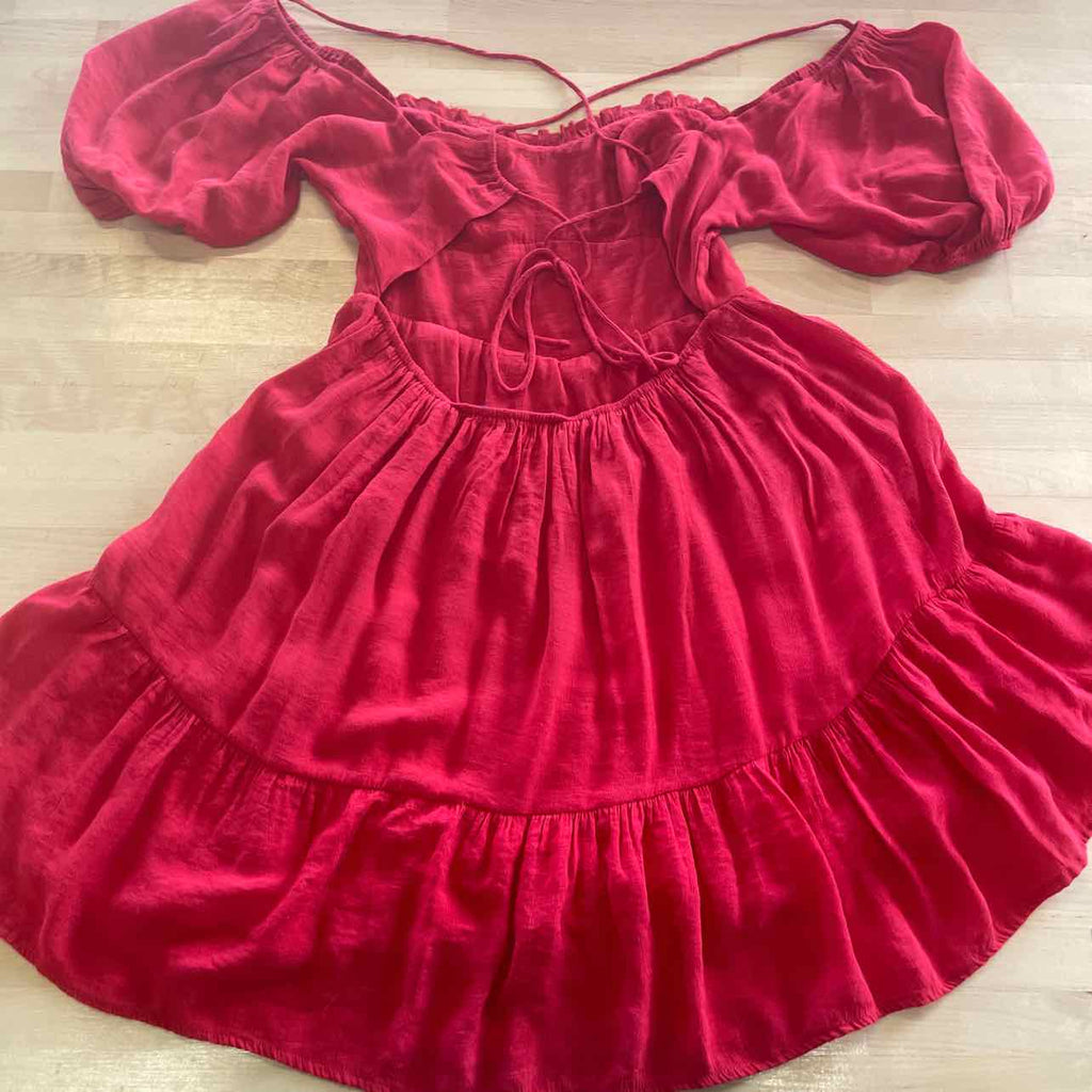 Princess Polly Size 6 Red Preloved Dress