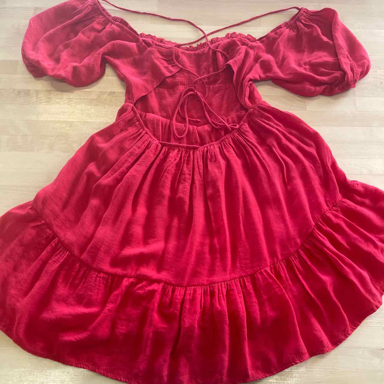Princess Polly Size 6 Red Preloved Dress