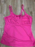 Cacique Size 20 Pink Swimsuit Bottom/Top