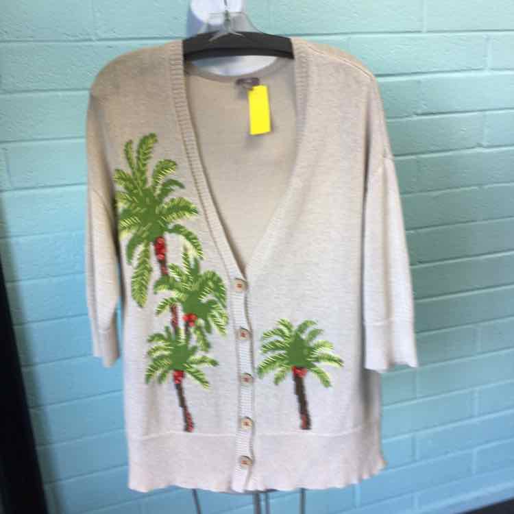 J Jill Size L Beige Sweater