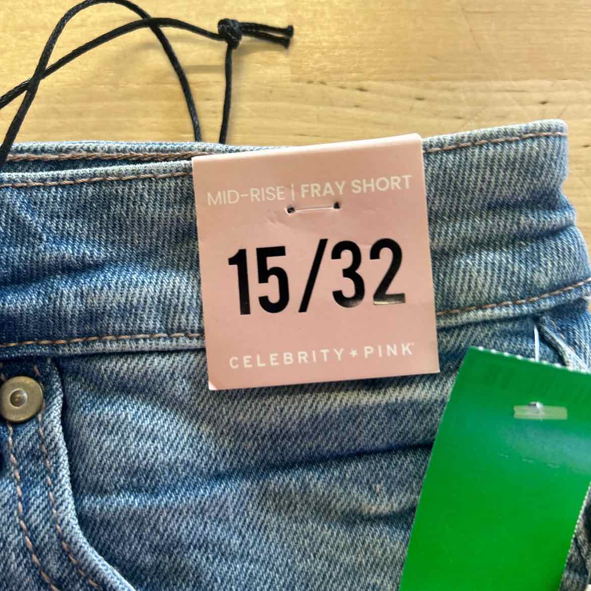 Celebrity Pink Juniors' Mid-Rise Fringe-Cuff Shorts - Temecula - 15