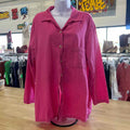 C.M.C Size M Pink Cotton Preloved Button Down LS