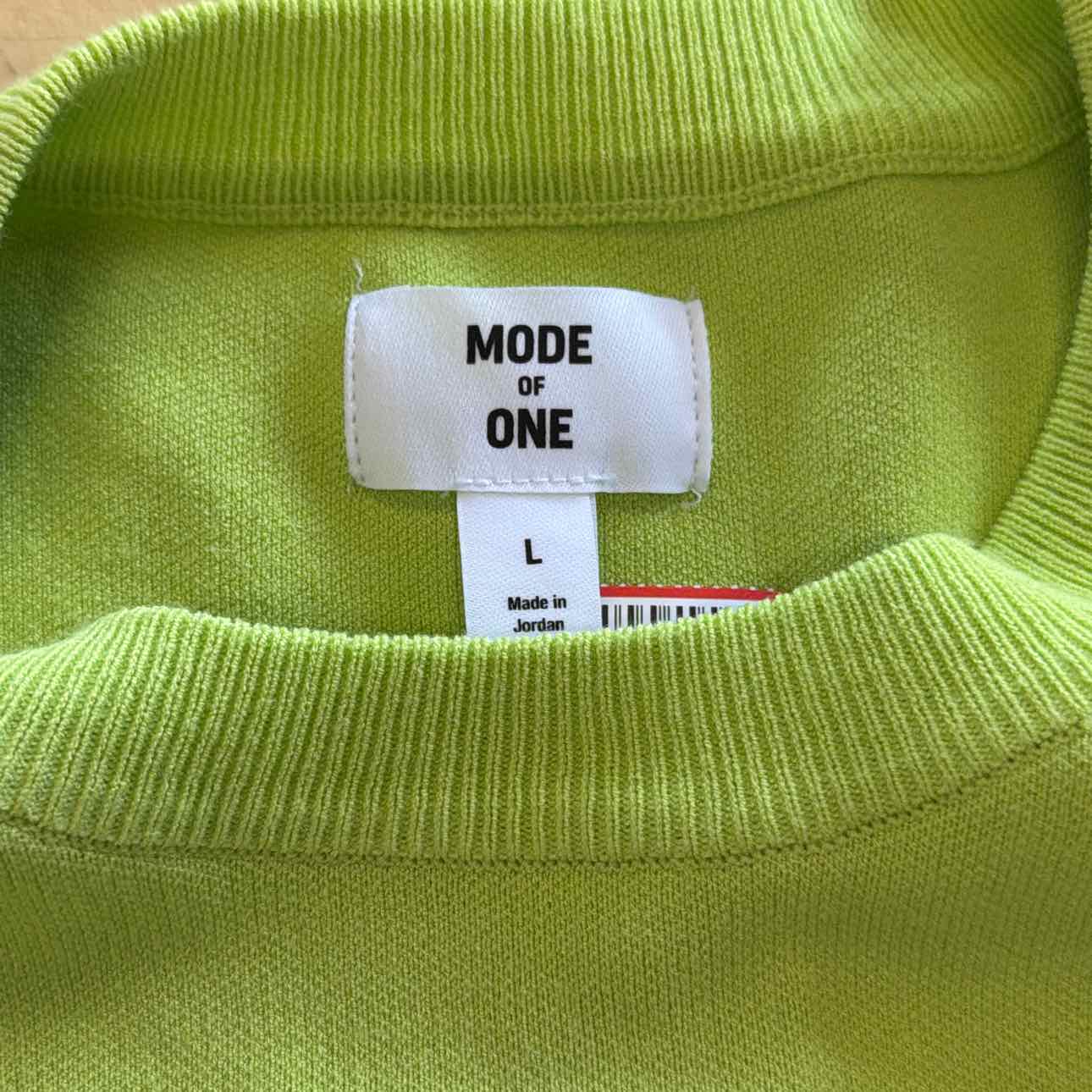 Mode of One Men's Regular-Fit Crewneck Sweater, Created for Macy's - Acid Green