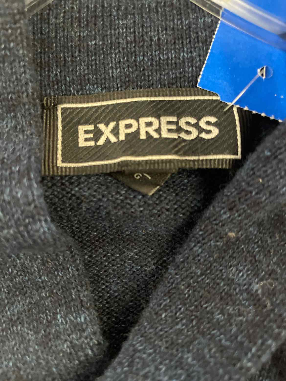 Express Size L Blue MENS Sweater