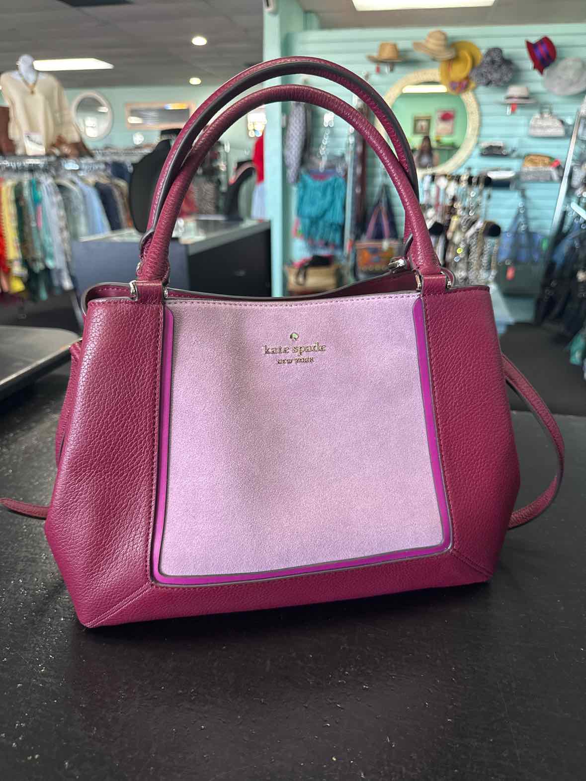 Kate Spade Maroon/Purple Handbag