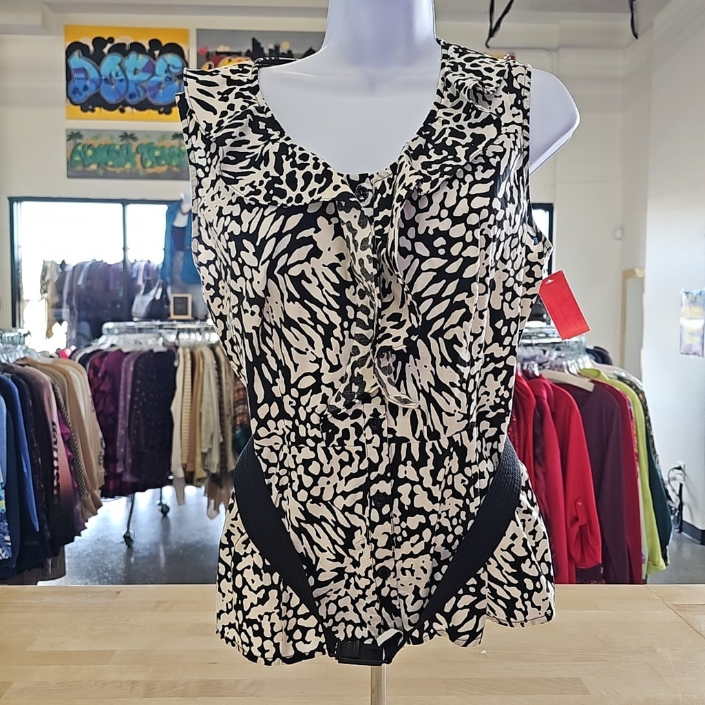 Alfani Size 12 White Preloved Blouse