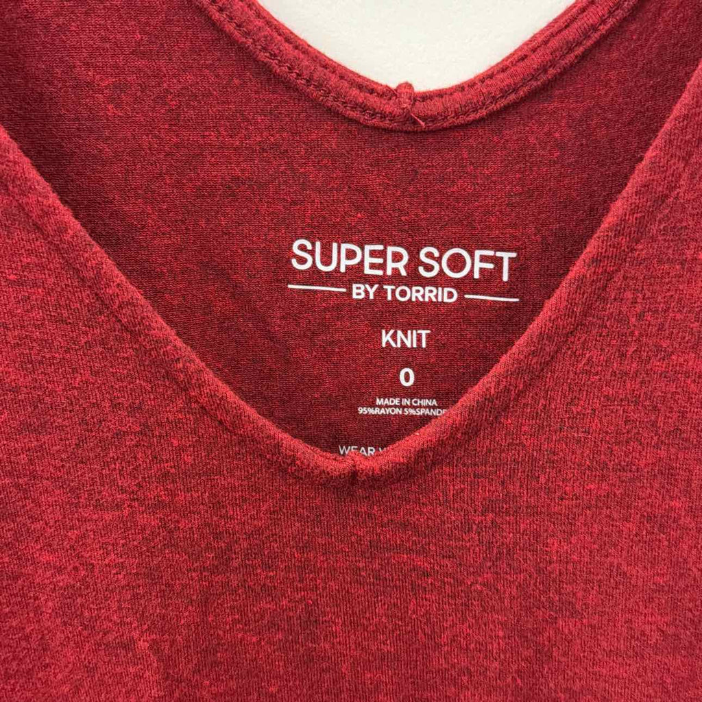 Torrid Size 0 Red Used Dress