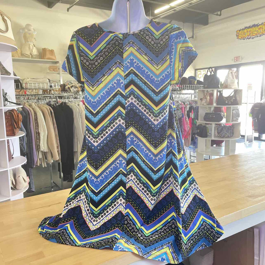 Derek Heart Size M Blue green Preloved Dress