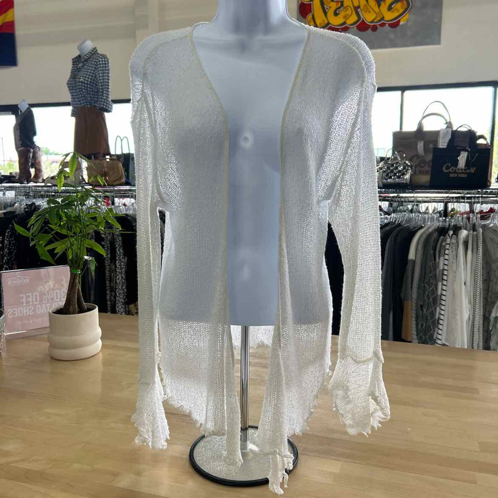 Baik Baik Honolulu Size S White Cardigan