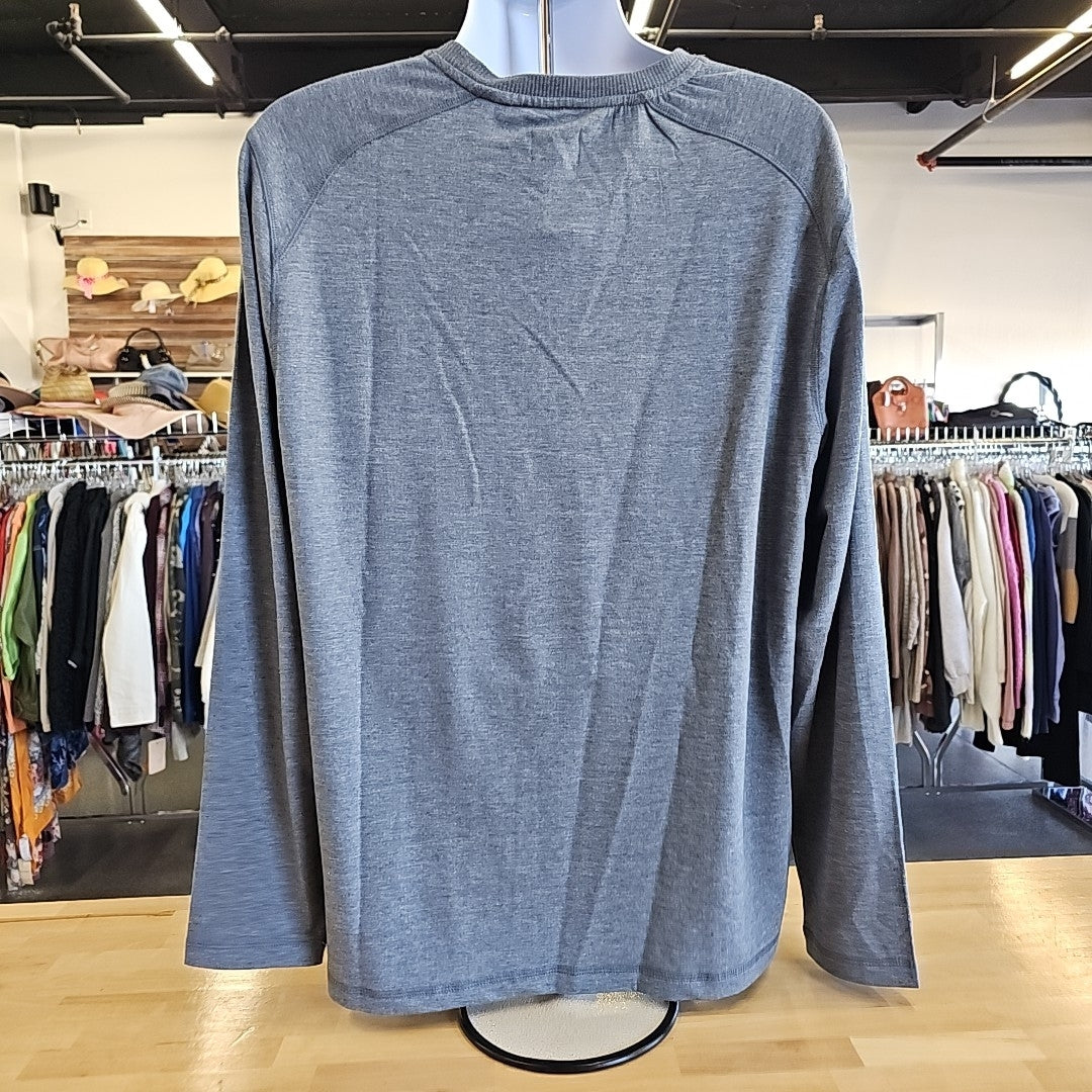 Bass Outdoor Size XL Gray MENS Long Sleeve Shirt
