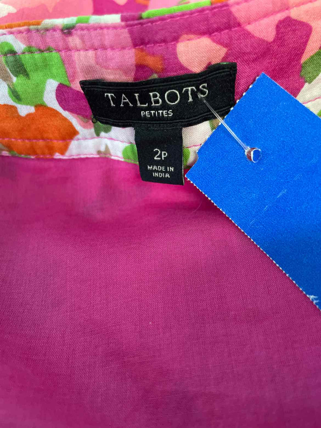 Talbots Size 2P pastel Sleeveless