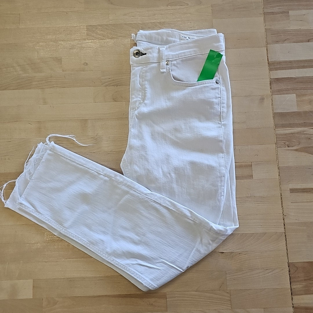 Rag & Bone Size 29 White Preloved Pants