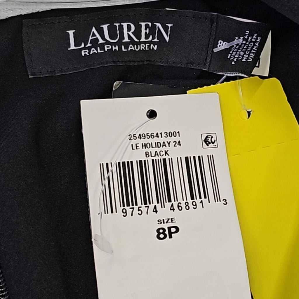 Ralph Lauren Size 8P Black Dress