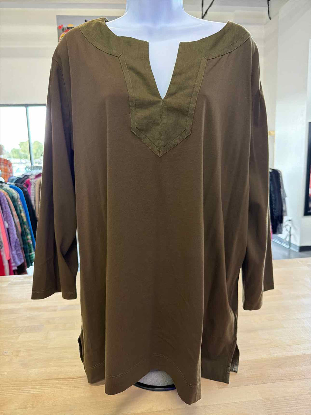 Ralph Lauren Size 2X Green Tunic