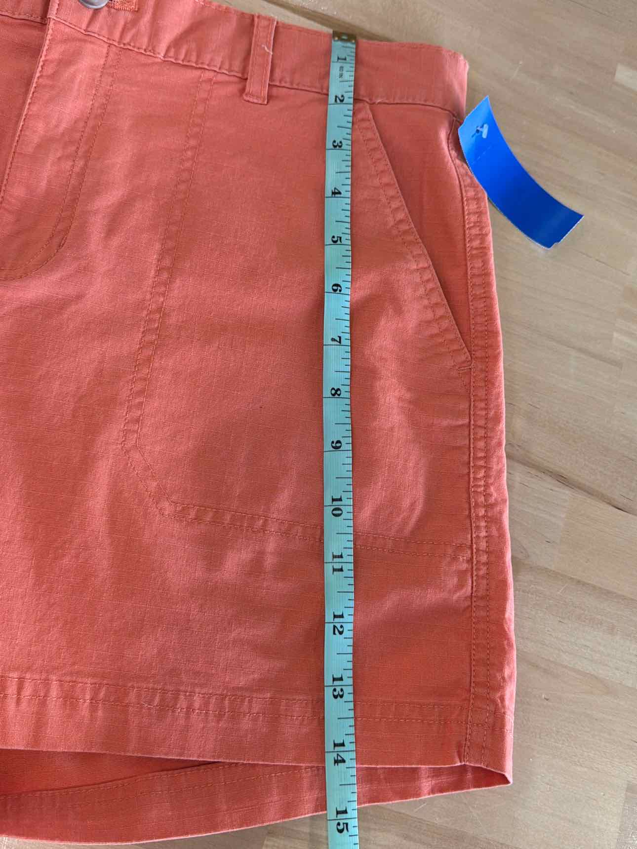 Eddie Bauer Women Size 6P Orange Preloved Shorts