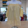 H&M Size 4 Yellow Preloved Blouse SS