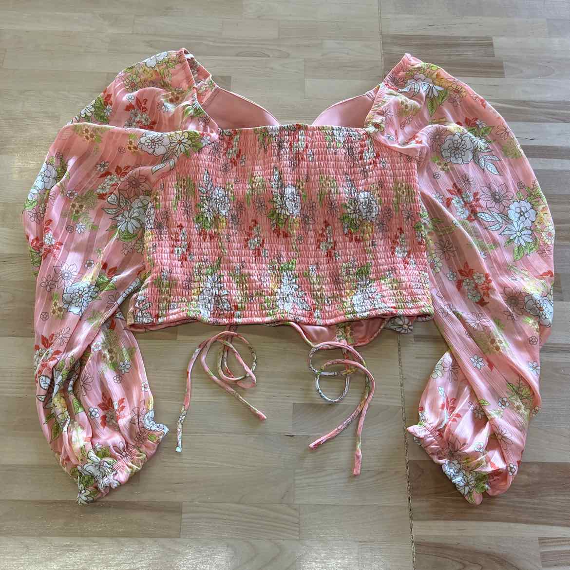 Madden NYC Size XXL Peach Blouse