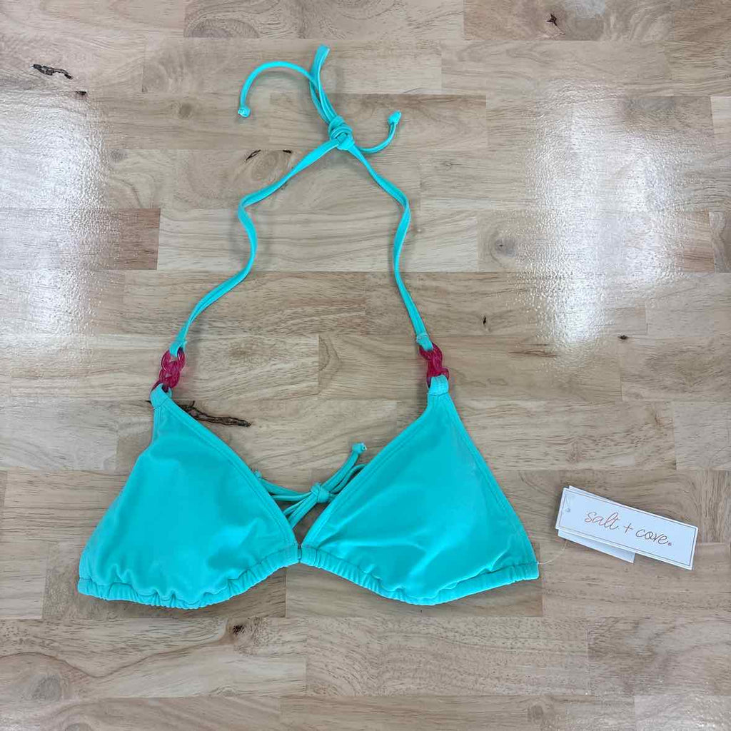 Salt + Cove Size M String Triangle Bikini Top