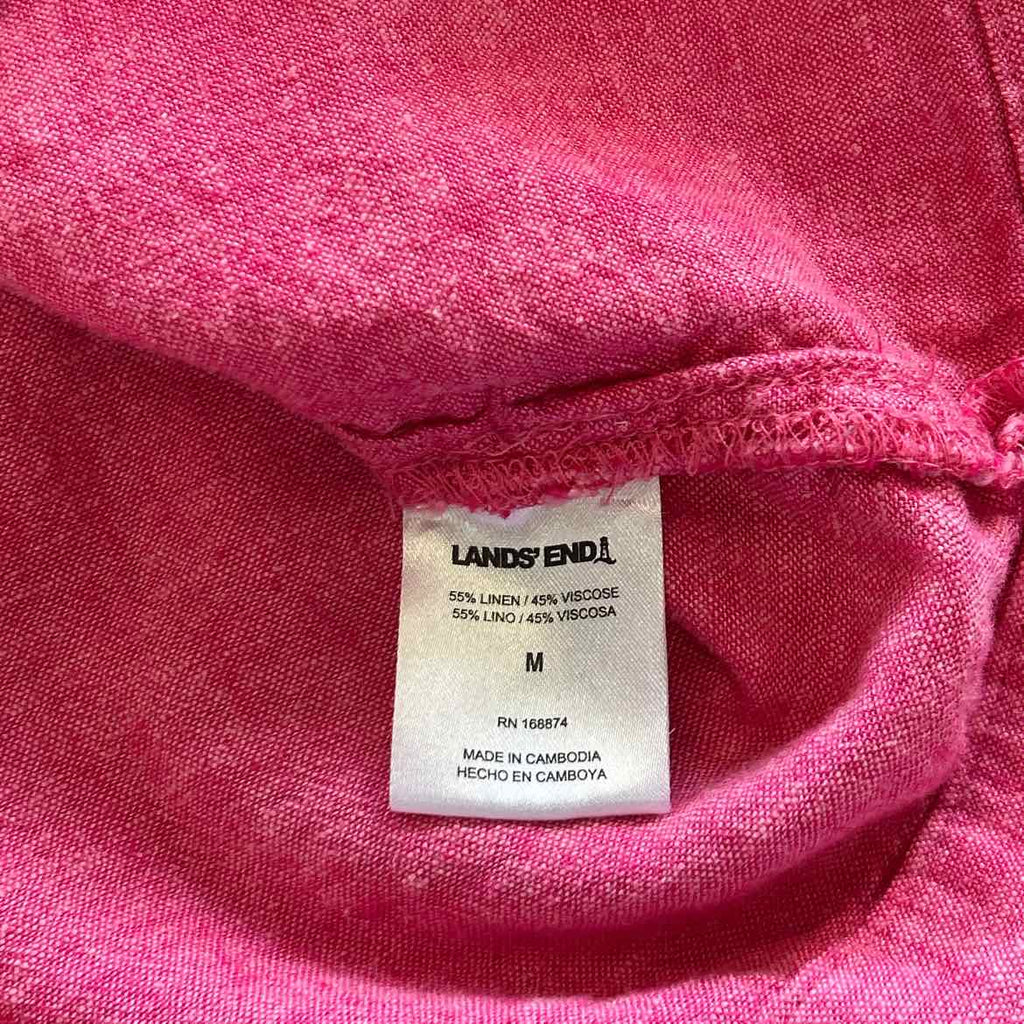Lands End Size M Pink Preloved Tunic