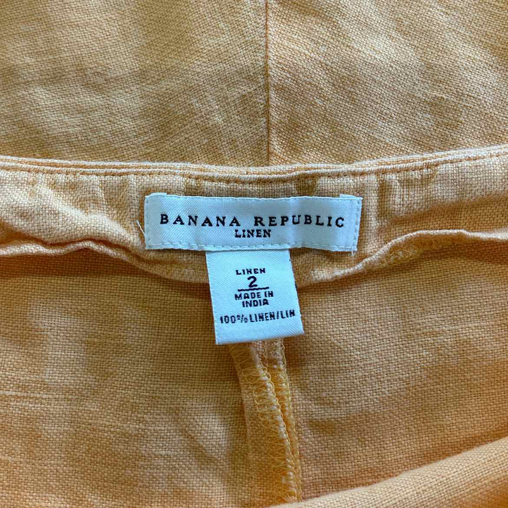 Banana Republic Size 2 Orange Preloved Skirt